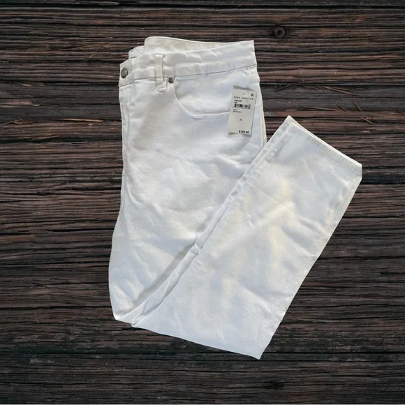 Good American Good Legs Plus Size White Skinny Sculpting Jeans NWT Size 24 - Picture 7 of 12